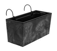 Urbi Case Beton Effet W Pot, Dimensions (mm) 580x180x195, couleur anthracite