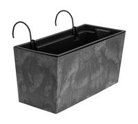 Boîte à fleurs avec poignée et insert Pot de fleurs pour balcon 8 types