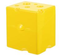 BoîTe À Fromage En Tranche - RéCipient À Fromage Pratique Et EsthéTique Pour RéFrigéRateur Design Compact En Abs Jaune IdéAl Pour La Conservation Et Le Rangement