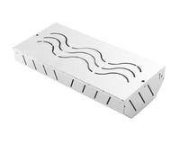 Boîte À Fumée Pour Gril Boîte À Charbon Couverte Pour Saveur Fumée Au | Plateau Fumoir Accessoire Pour Gril Au Charbon, Infuseur De Saveur Pour Viande En Extérieur, Cuisson Fumée
