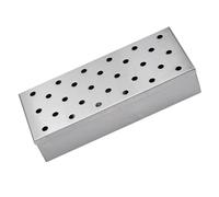 Boîte à Fumoir pour Barbecue en Acier Inoxydable Réutilisable Portable | Copeaux ou Granulés de Bois, Accessoire Léger Destiné aux Grillades au Gaz, Fêtes Barbecue et Cuisiniers