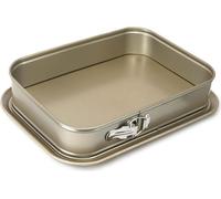 Boîte à gâteaux rectangulaire de printemps Moule à gâteaux antiadhésif 39x28cm Or