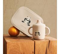 LIEWOOD - Kid's Arthur Printed Lunchbox - Conservation de la nourriture - 5,5 x 13 x 17 cm - panda / sandy/dark grey