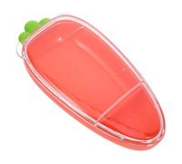 Boîte à Goûter Carotte 150ml Abs Orange à 2 Compartiments avec Couvercle
