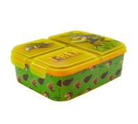 Boite à gouter - Dinosaure - T-Rex - 3 compartiments - 18x13x5 cm - Vert