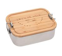 Boîte À Goûter En Inox Et Bambou Adventure Multi-coloured TU