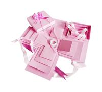 Boîte à goûter explosive,Décoration créative à 5 couches réutilisable pour la maison - Boîte d'argent de Noël - Pour anniversaire, Halloween, vacances, Nouvel An, enfants, adultes, , amis