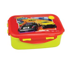 Boîte À Goûter Hot Wheels Let?s Race En Pvc ? 17 Cm Rouge TU