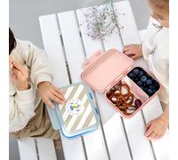 LÄSSIG Boîte à goûter en inox Sunny Explorer pour enfants Rose TU