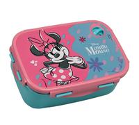 Boîte À Goûter Minnie En Pvc 17 X 12 X 7 Cm Rose/bleu/vert TU