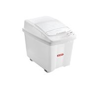 Boîte à ingrédients avec roulettes transparente Araven 80 L