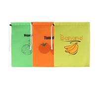 Boîte à laitue pour réfrigérateur - Sacs en polyester pour fruits et légumes frais | Pochette alimentaire de 30 g avec cordon de serrage, feuille d'aluminium intégrée pour appartement, camping