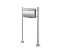 Boîte à lettre sur support en acier inoxydable