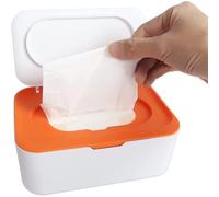 Boîte À Lingettes Humides De Qualité Supérieure - Boîte À Lingettes Étanche À L'humidité Pour La Maison, La Chambre D'enfant Et Les Déplacements - Grande Capacité Et Utilisation À Une Main
