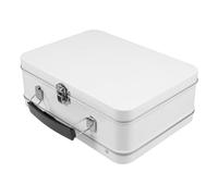 Boîte à Lunch Bento en Fer Blanc, Boîte à Lunch pour Garçon et Filles | Récipient Alimentaire Rétro, Forme Valise avec Verrou, pour Sandwiches et Fruits, Usage Famille et Pique-niques