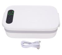 Boîte à lunch chauffante, acier inoxydable 304, à piles, sans fil, électrique, chauffe-plat portable pour voiture, travail, pique-nique, utilisation en plein air