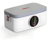 Boîte à lunch chauffante électrique - 1 L - Rechargeable - Verte - Sans fil - Pour la voiture et le bureau - Batterie 16 000 mAh