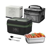 Boîte à Lunch Chauffante Intelligente 1 L avec Écran Tactile, Chauffe Rapide, 6 Niveaux de Température, Maintien au Chaud, Minuterie