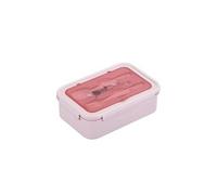 Boîte à lunch chauffante pour four micro-ondes de rangement rectangulaire boîte étudiant - rose