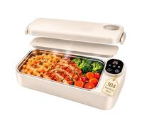 Boîte à lunch chauffante - Réchaud auto-chauffant rechargeable en acier ino | Boîte à déjeuner électrique sans fil pour adultes hommes femmes bureau à domicile école pique-nique en plein air Camping rand