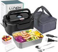Boîte à lunch électrique, anti-fuite, chauffage rapide, 60W 1.5L, EU