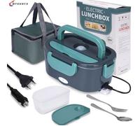 Boîte à Lunch Électrique - MTEVOTX - 1.5L - Chauffante 12V/24V/220V - Acier Inoxydable - Portable