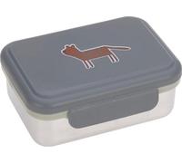 Boîte à lunch pour enfants, en acier inoxydable, durable, sac d'école pour la maternelle, sac à dos d'école/safari