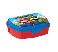 Boîte À Lunch Super Mario En Pvc À Fermeture À Encliquetage Rouge/argent TU