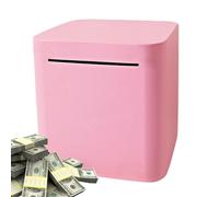 Boîte à monnaie en acier inoxydable - Tirelire inaccessible, tirelire créative, rangement coloré pour pièces de monnaie, indispensable pour accéder à l'argent liquide | Parfait pour les enfants, les