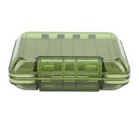 Boîte À Mouches De Pêche Double Face, Couvercle Transparent Étanche, Rangement Pour Matériel, Assortiment De Mouches