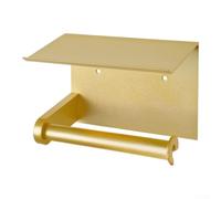 Boîte à Mouchoirs Alu Perçage Salle de Bain Boîte à Mouchoirs | perçage, fort, préserve les murs, pour idéal locataires, installation rapide pour en minutes(AK66 Gold)