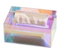 Boîte À Mouchoirs Colorée en Acrylique, Conteneur De Stockage De Mouchoirs, Porte-Papier Hygiénique, Conteneur De Mouchoirs pour Maison, Le Bureau, Décoration De Restaurant
