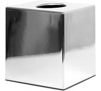 Boîte à Mouchoirs Cube Chromée - Bolero - - Acier 120x120x130mm NC G