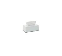 kela 22347 Boîte à mouchoirs Panno en Plastique Blanc, 25,5 x 14 x 9 cm