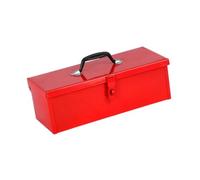 ＡＷＨＡＯ Boîte à Outil Vide en Fer Peut Être Verrouillé, Mallette Outil Portable, Mallette de Rangement Épaissi, Étui de Rangement pour Garages, Ateliers Électricien, Rouge