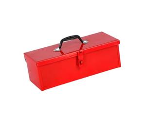 ＡＷＨＡＯ Boîte à Outil Vide en Fer Peut Être Verrouillé, Mallette Outil Portable, Mallette de Rangement Épaissi, Étui de Rangement pour Garages, Ateliers Électricien, Rouge