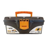 Boite à outils 13"" Mallette de bricolage 320 x 165 x 136 mm 3 organiseurs et porte outils Amovible VITO
