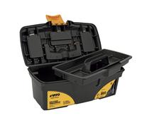 Boite à outils 16" 41 x 20.9 x 19.5 cm - Caisse à outils vide 2 organiseurs et porte outils Amovible