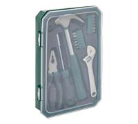 Boîte à Outils 16 Pièces Essentiels 27cm Vert