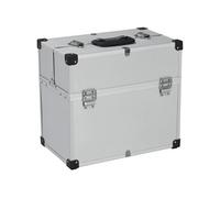vidaXL Boîte à outils 38x22,5x34 cm Argenté Aluminum