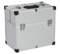 vidaXL Boîte à outils 38x22,5x34 cm Argenté Aluminum