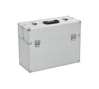 vidaXL Boîte à outils 47 x 36 x 20 cm Argenté Aluminium