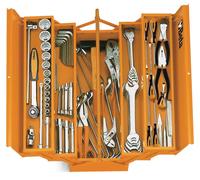 Boîte à outils 5 cases métallique Beta tools 2120L-ET91-I Easy avec 91 outils