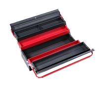 BOITE À OUTILS 5 COMPARTIMENTS 16L NOIRE ET ROUGE - SORI - DIM 430 x 200 x 200MM - 782231 - SORI - 782231