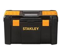 Stanley STST1-75517 Boite À Outils avec 2 Organiseurs Sur Le Couvercle - Plateau Porte-Outils - Charnières Plastique - Larges Attaches métalliques - Cadenassable - Dimensions : 32 x 18,8 x 13,2 Multicolore