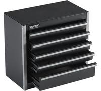 Boîte à outils Boîte à outils métallique portable de 21,8 cm avec 5 tiroirs et organiseur d'outils