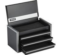 Boîte à outils Boîte à outils métallique portable de 8,6 pouces avec 3 tiroirs Organisateur d'outils