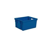 Boite à outils - Caisse de rangement Bac Manutention 30 L Bleu