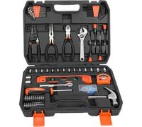 Boîte à outils de 150 pièces pour la maison - Coffret à outils avec bac de rangement pour la rénovation et les réparations