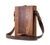 Boîte à outils en bois pour artiste, sac messager - Étui de rangement pour peinture au pinceau A5 | Organisateur de transport polyvalent pour croquis, dessin et écriture en plein air, pour peintres, i